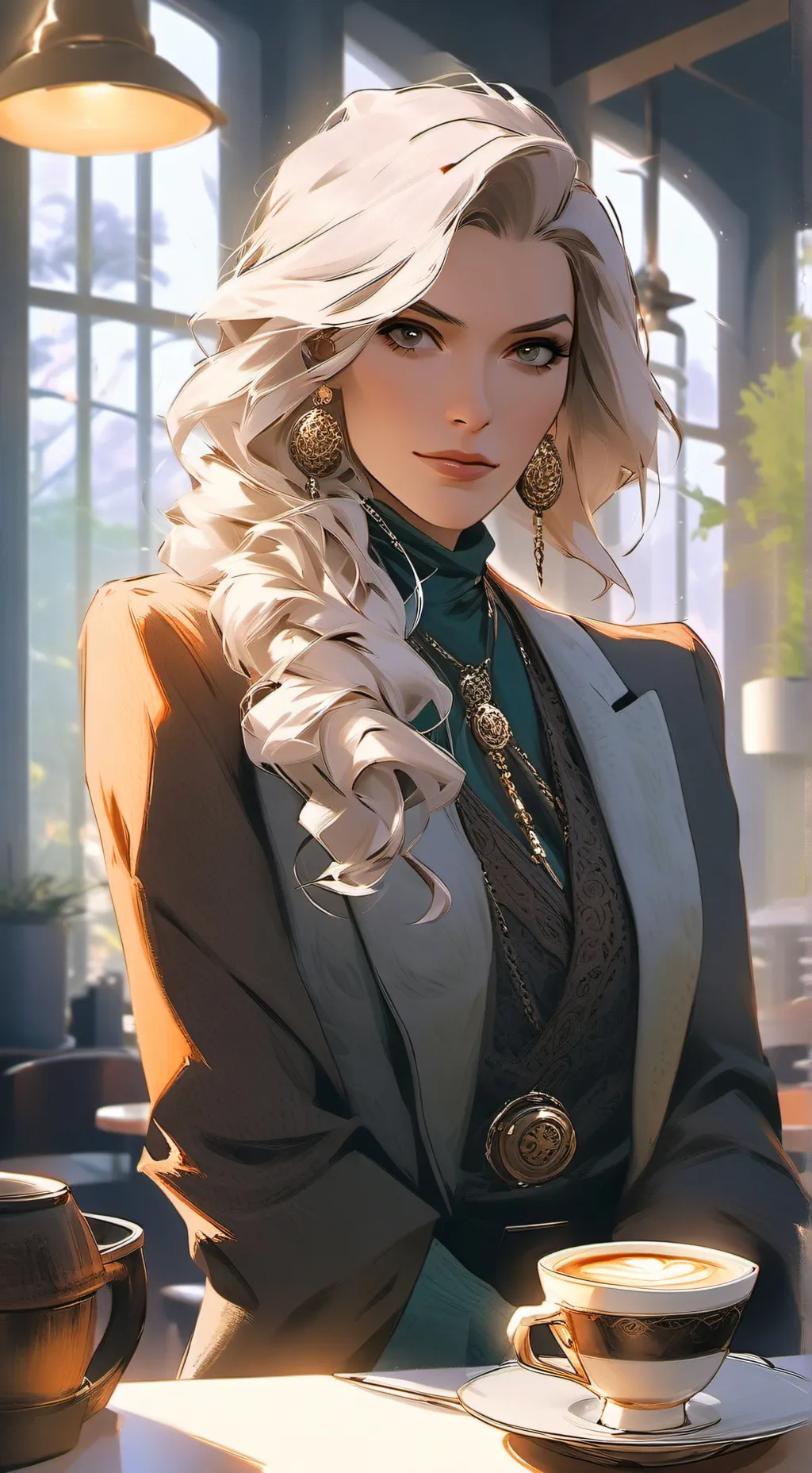 ai character: The Unyielding Critic background