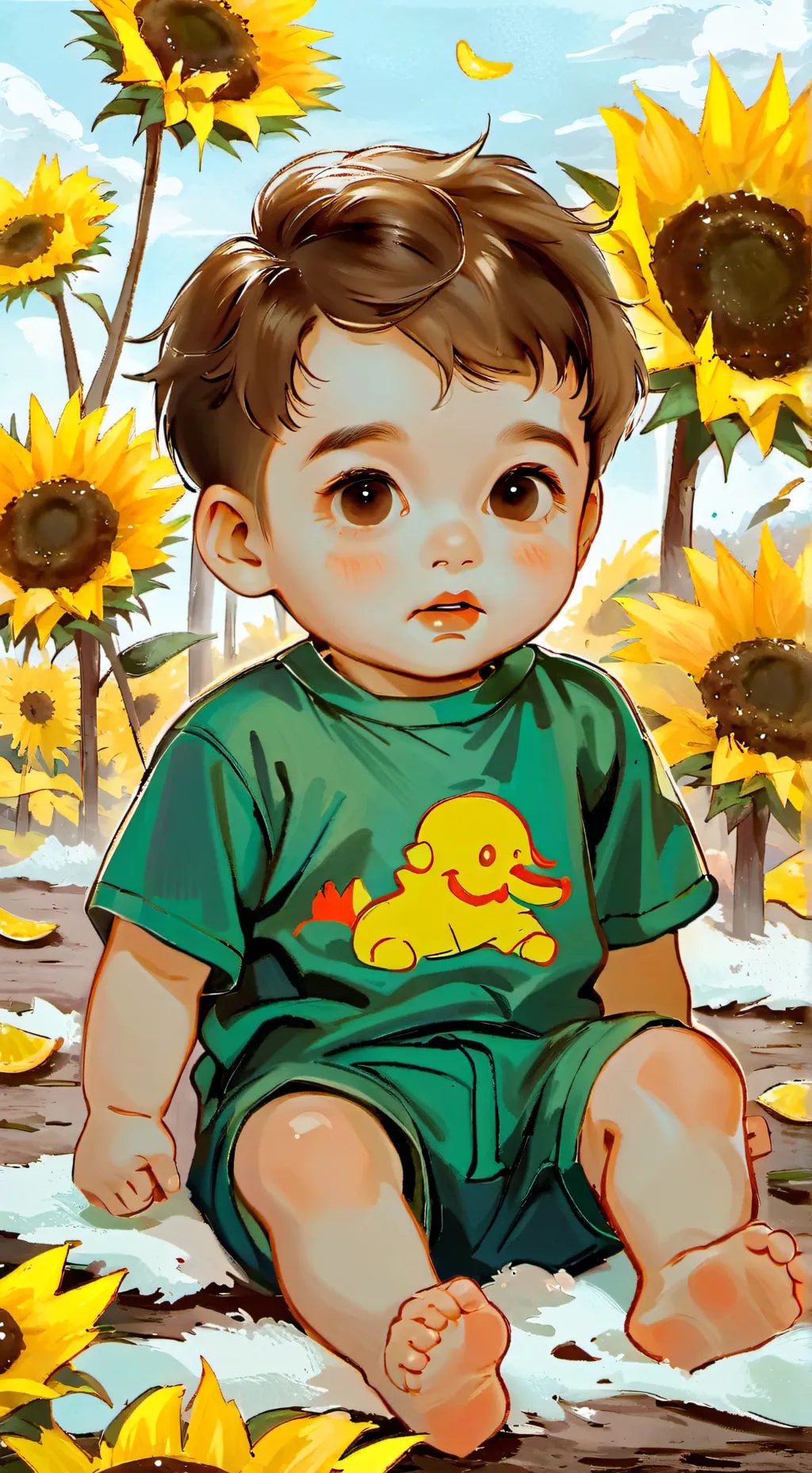 ai character: baby😭 background