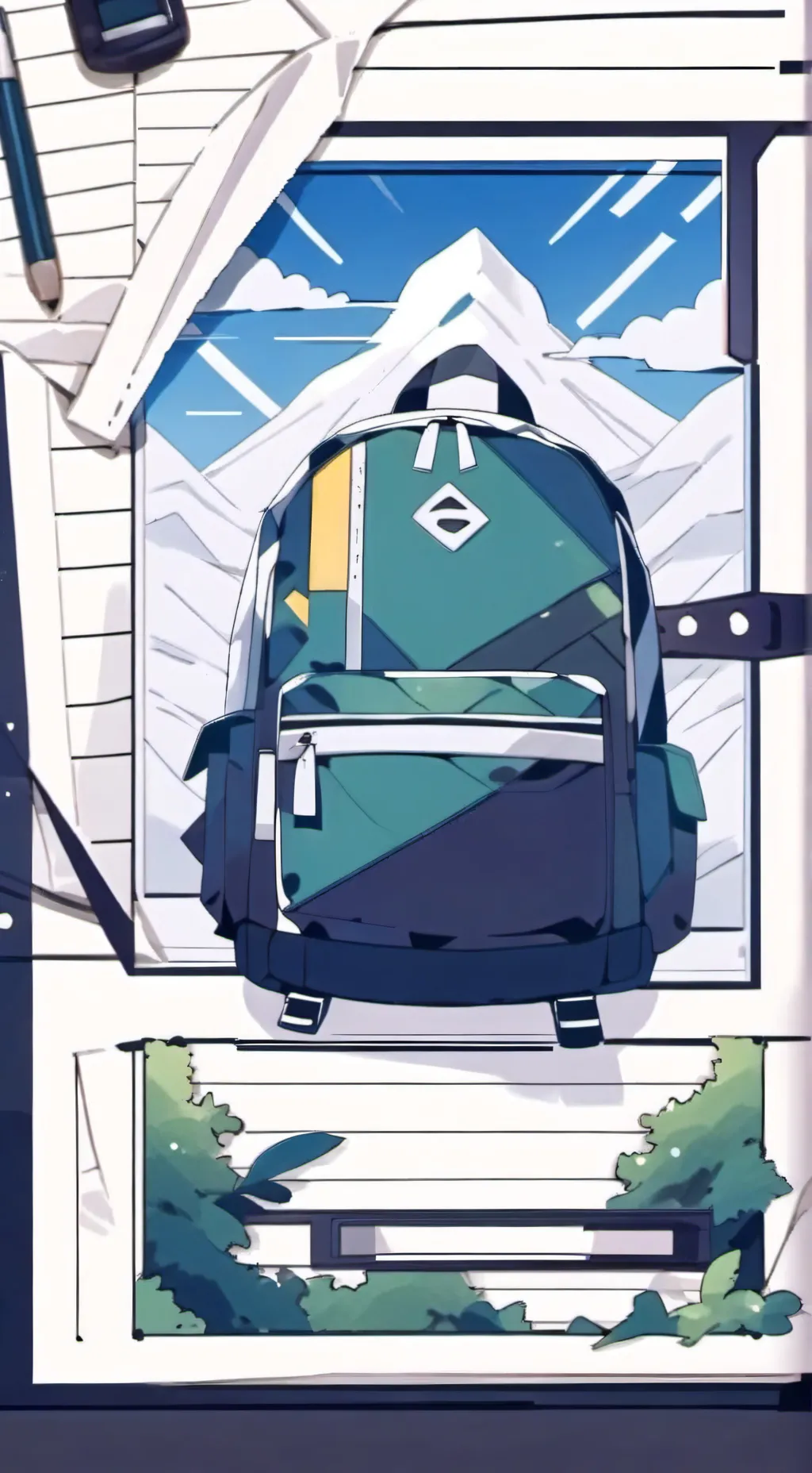 ai character: clase en enpanol background