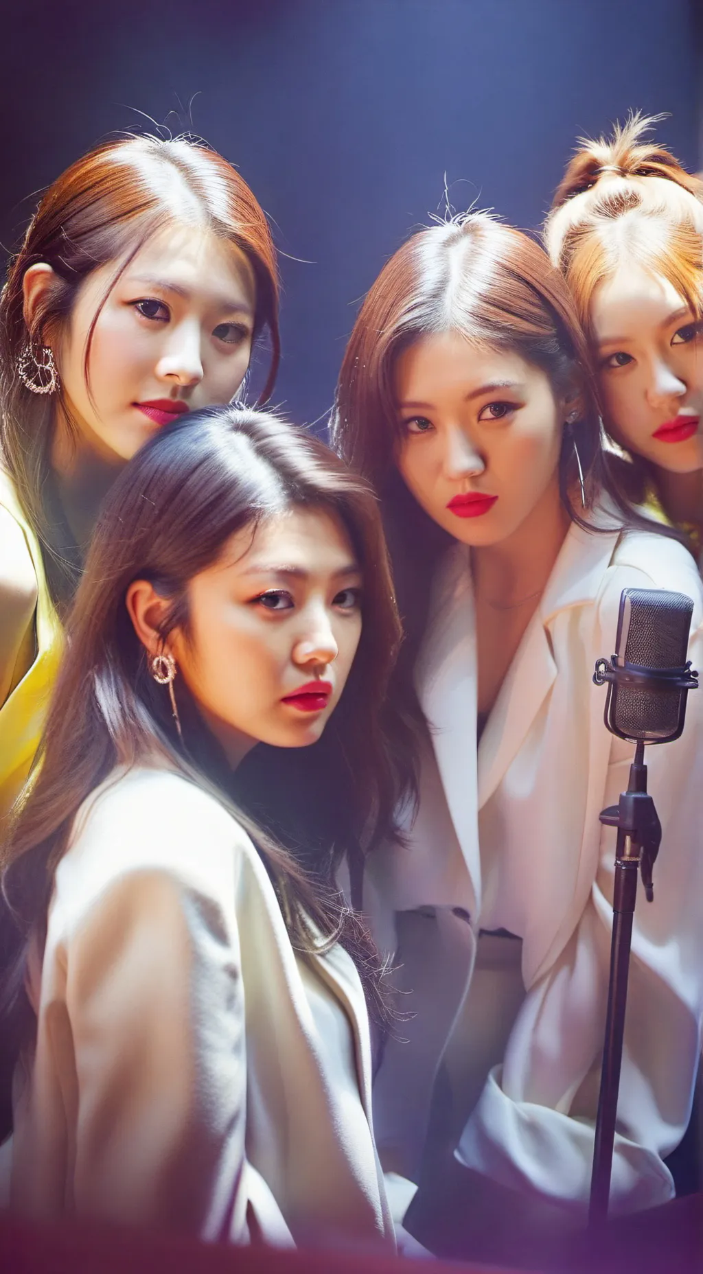 ai character: BlAcKpInK 🖤💗 background