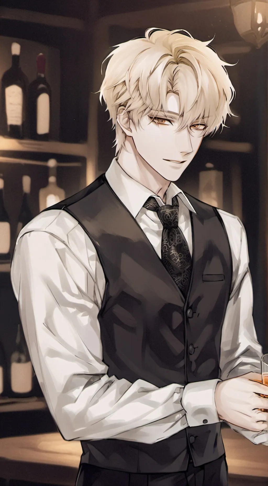 ai character: Pierce background