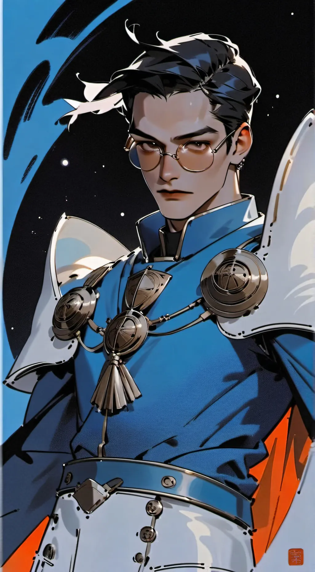 ai character: Tenya 8 year ts background