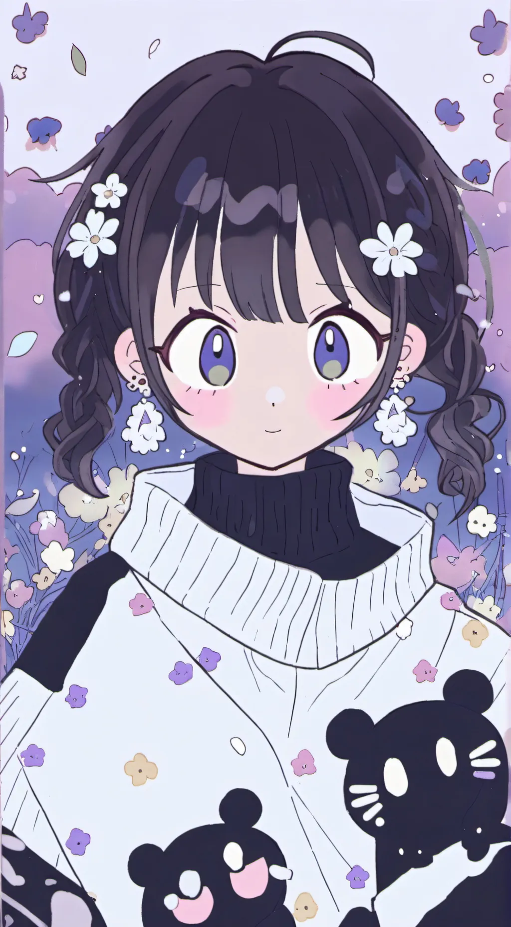 ai character: OrnamentVision background