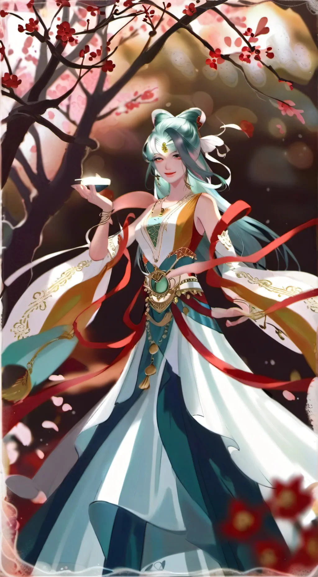 ai character: 菀(yui)  background