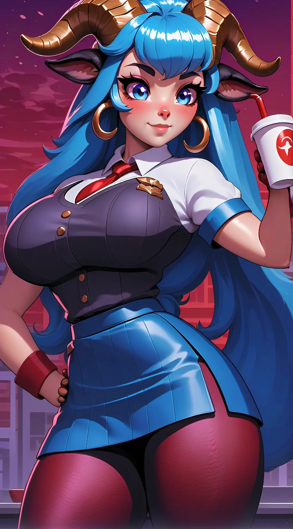 ai character: Amy  background