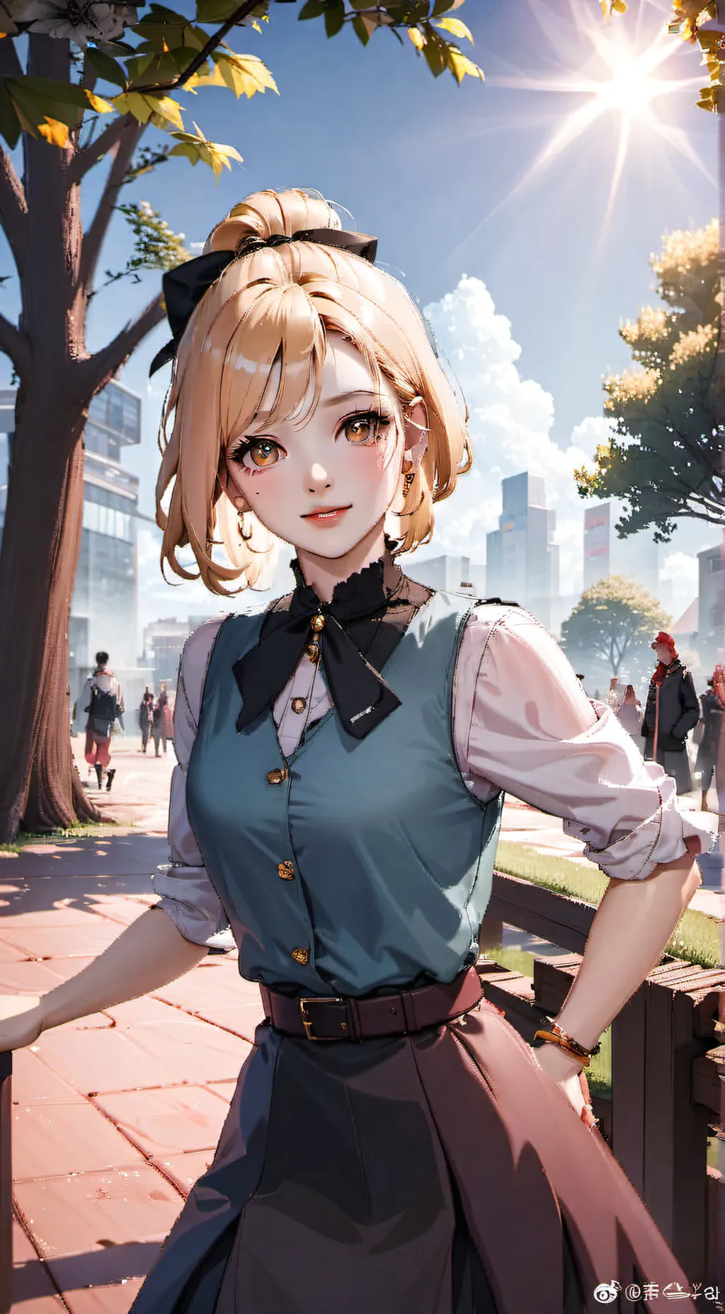 ai character: lilly background