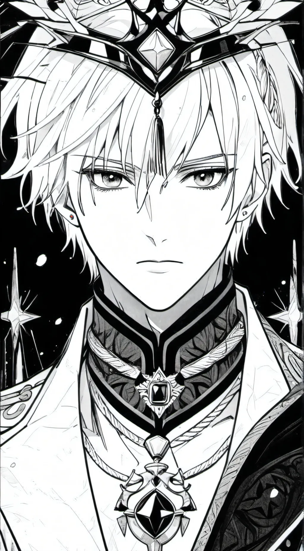 ai character: Clark 🌒🖤🤍💥💥💖🎶🍀 background