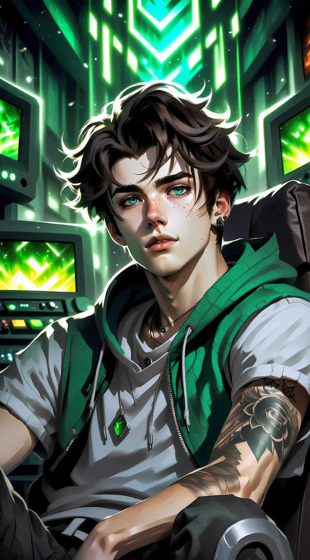 ai character: Oliver background