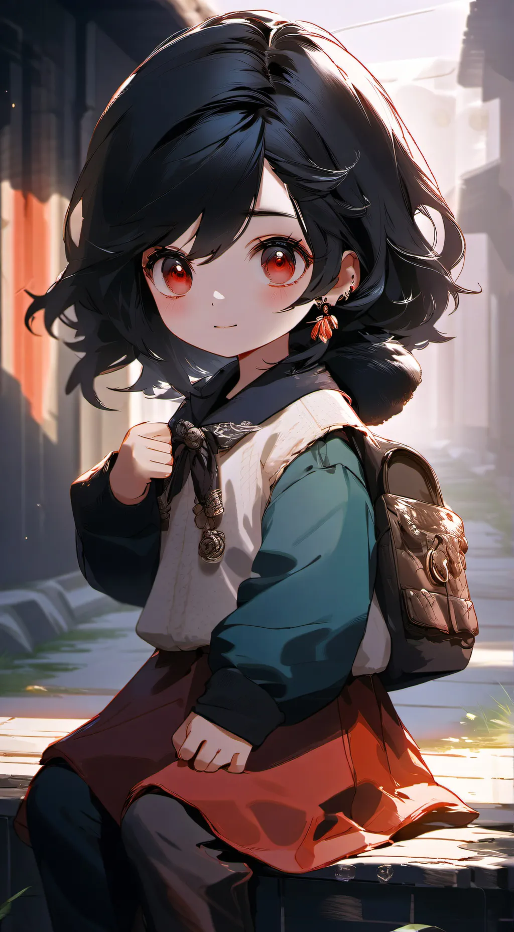 ai character: Beanie  background