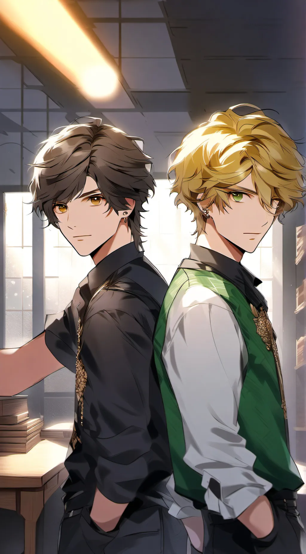 ai character: Jordan and Riley background