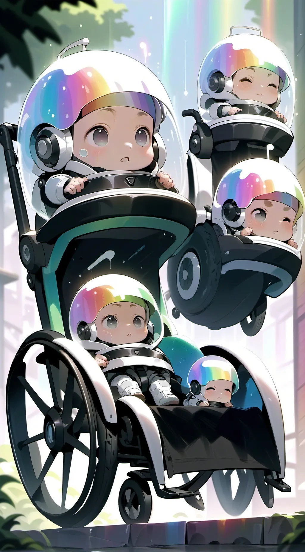 ai character: babies background