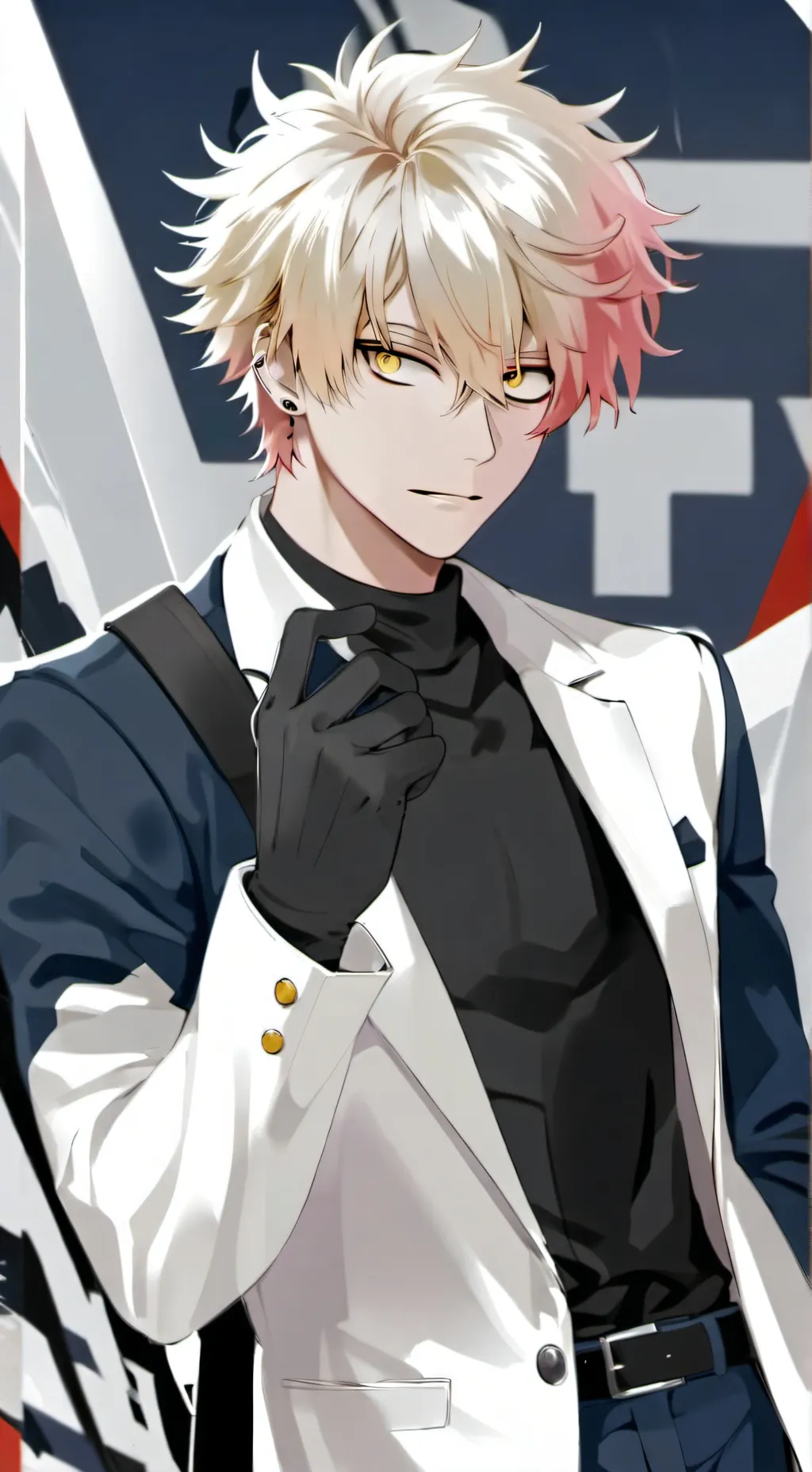 ai character: Katsuki Bakugo Mha background