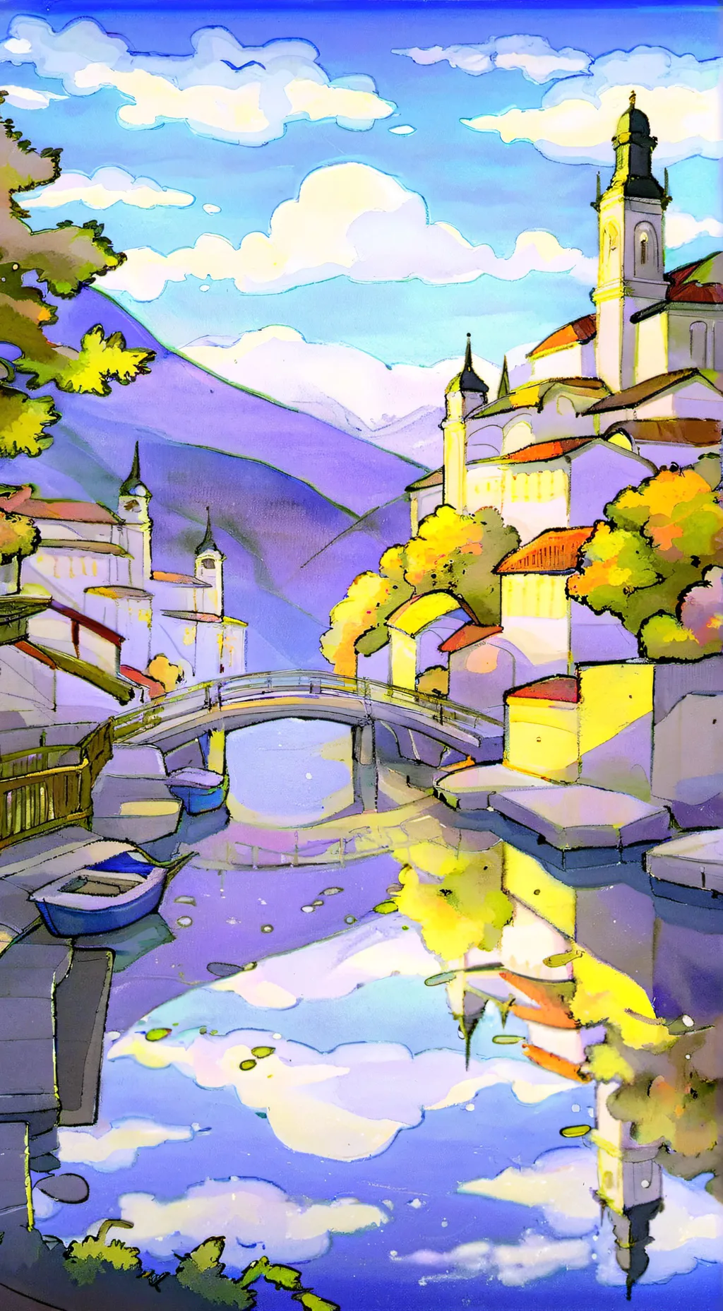 ai character: tu escuela background