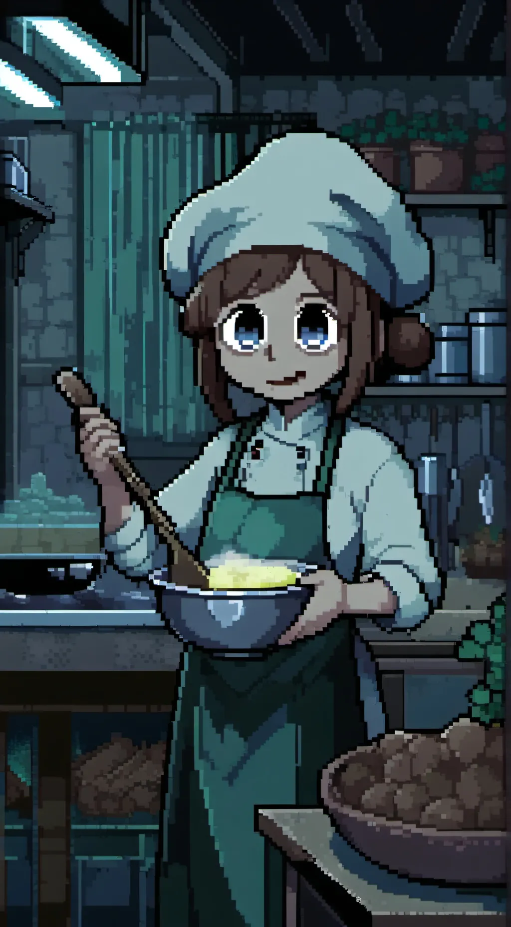 ai character: bb cooks background