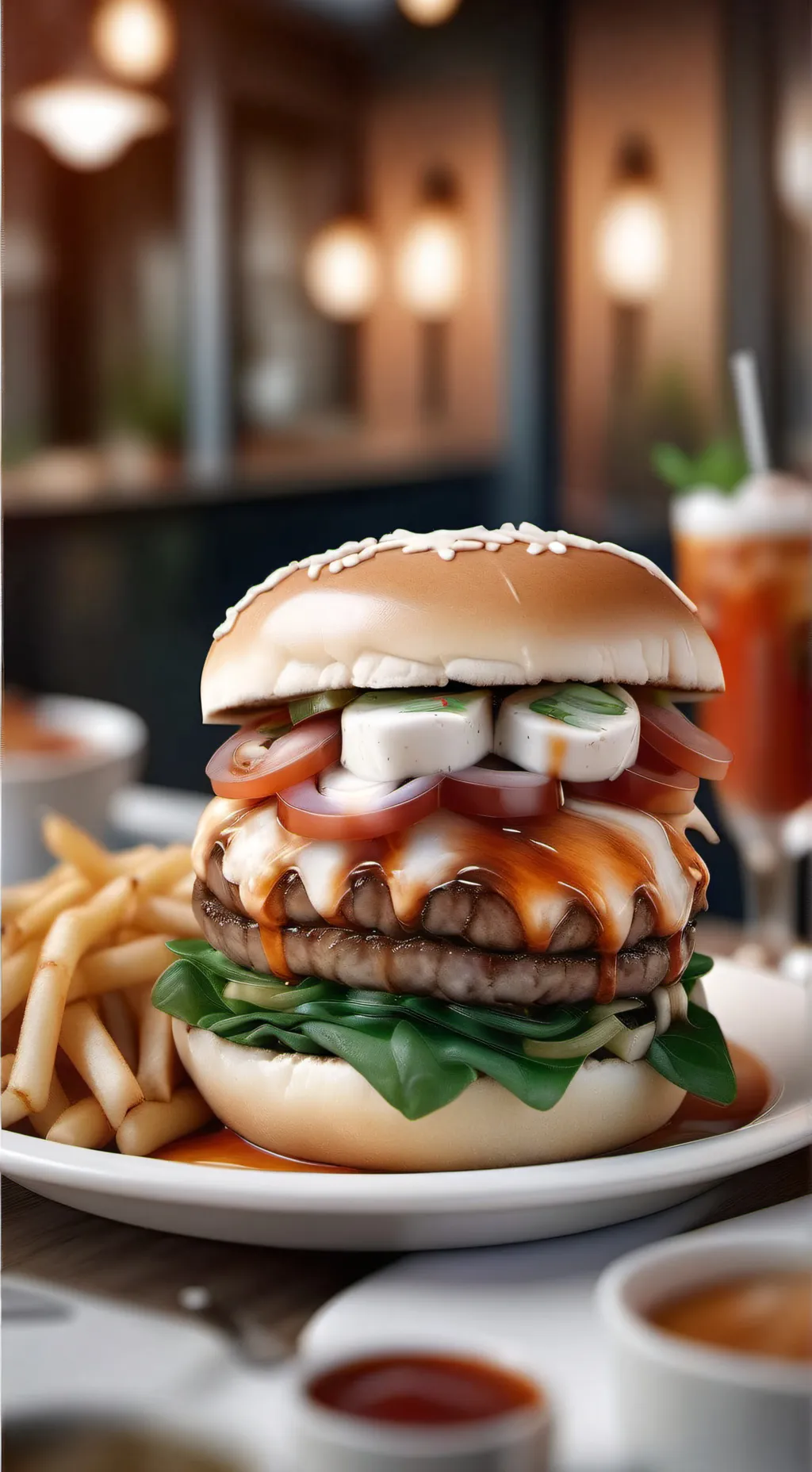 ai character: Diner background