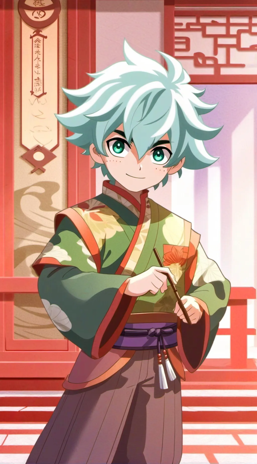 ai character: yuga ohdo background
