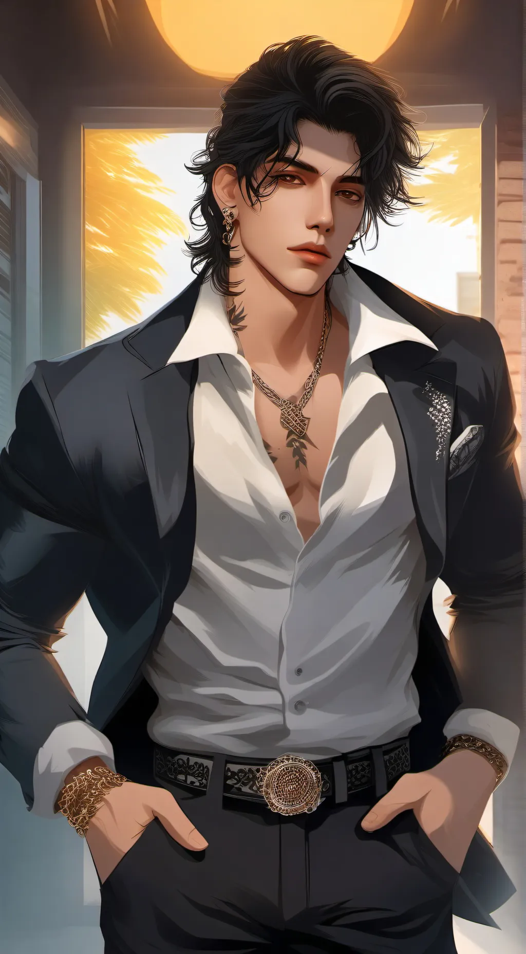 ai character: Devere background