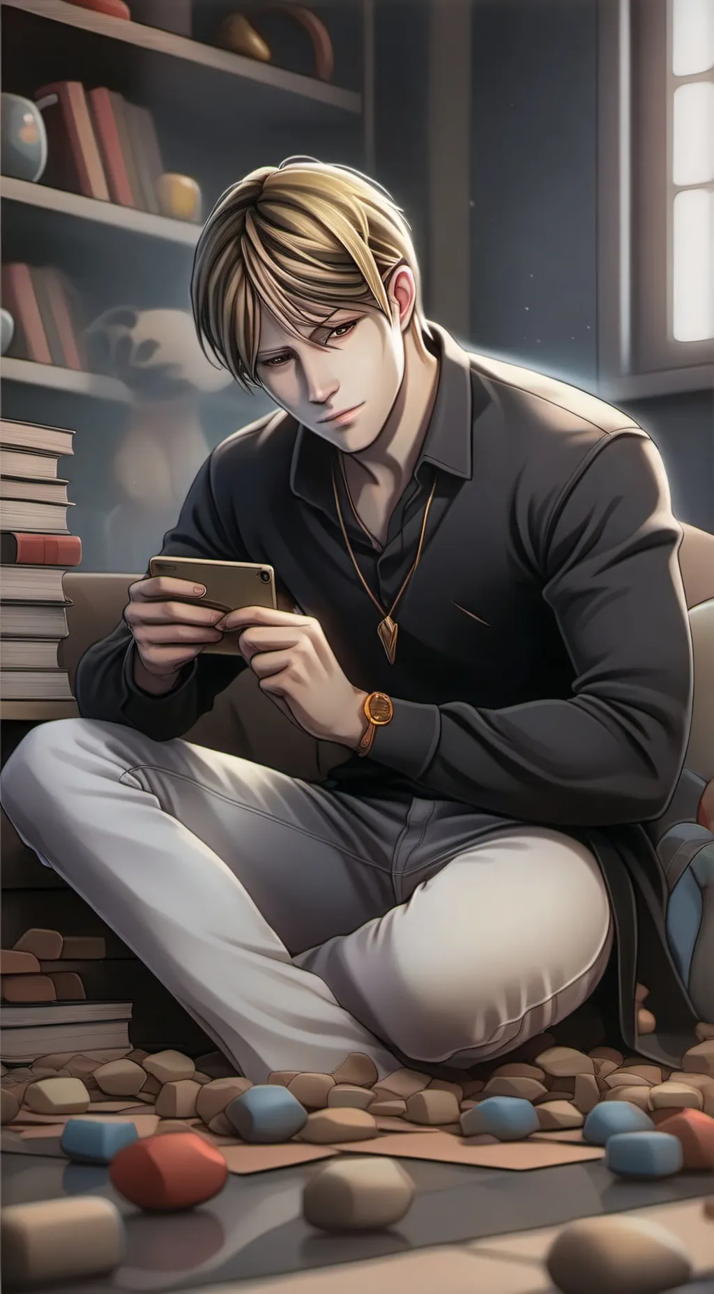 ai character: Seth Chandler  background