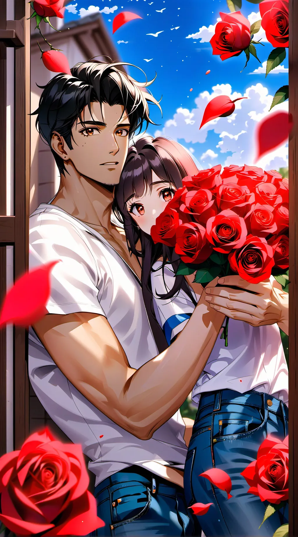 ai character: zëyne's new Girl.. background