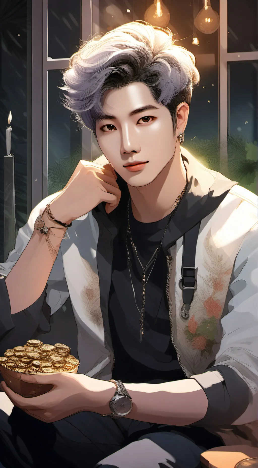 ai character: Namjoon  background