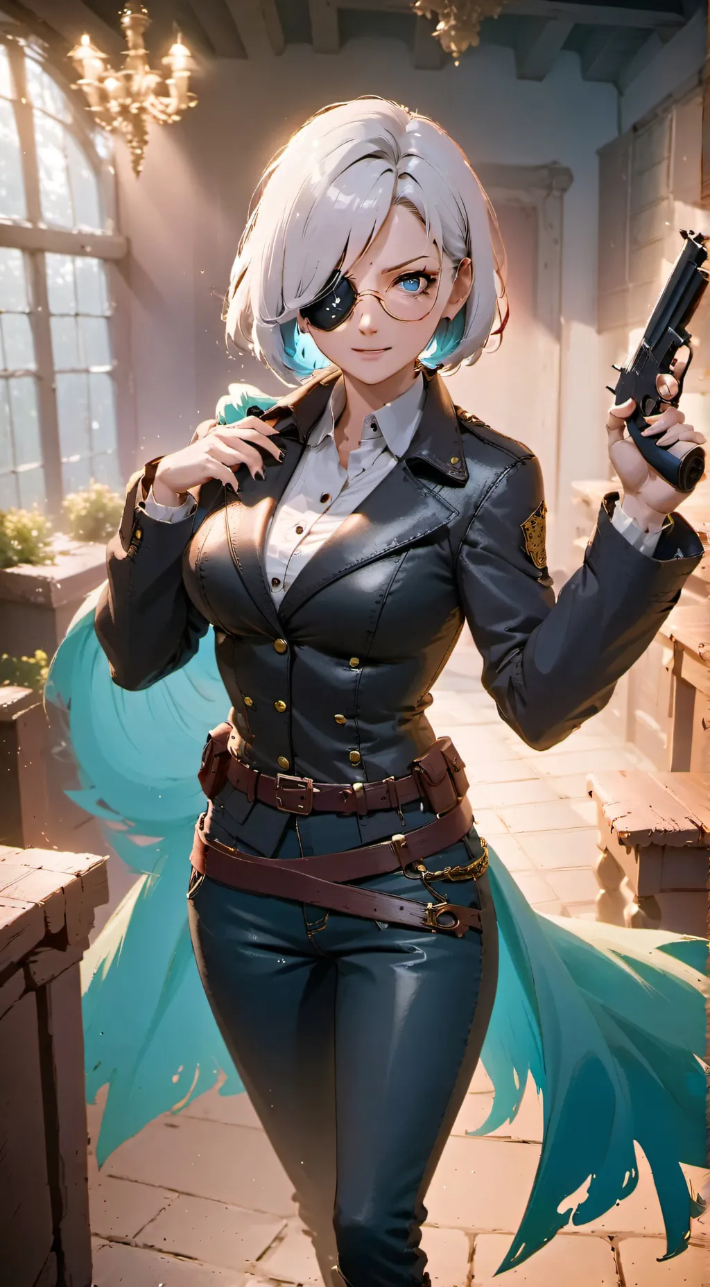 ai character: Lectora L. background