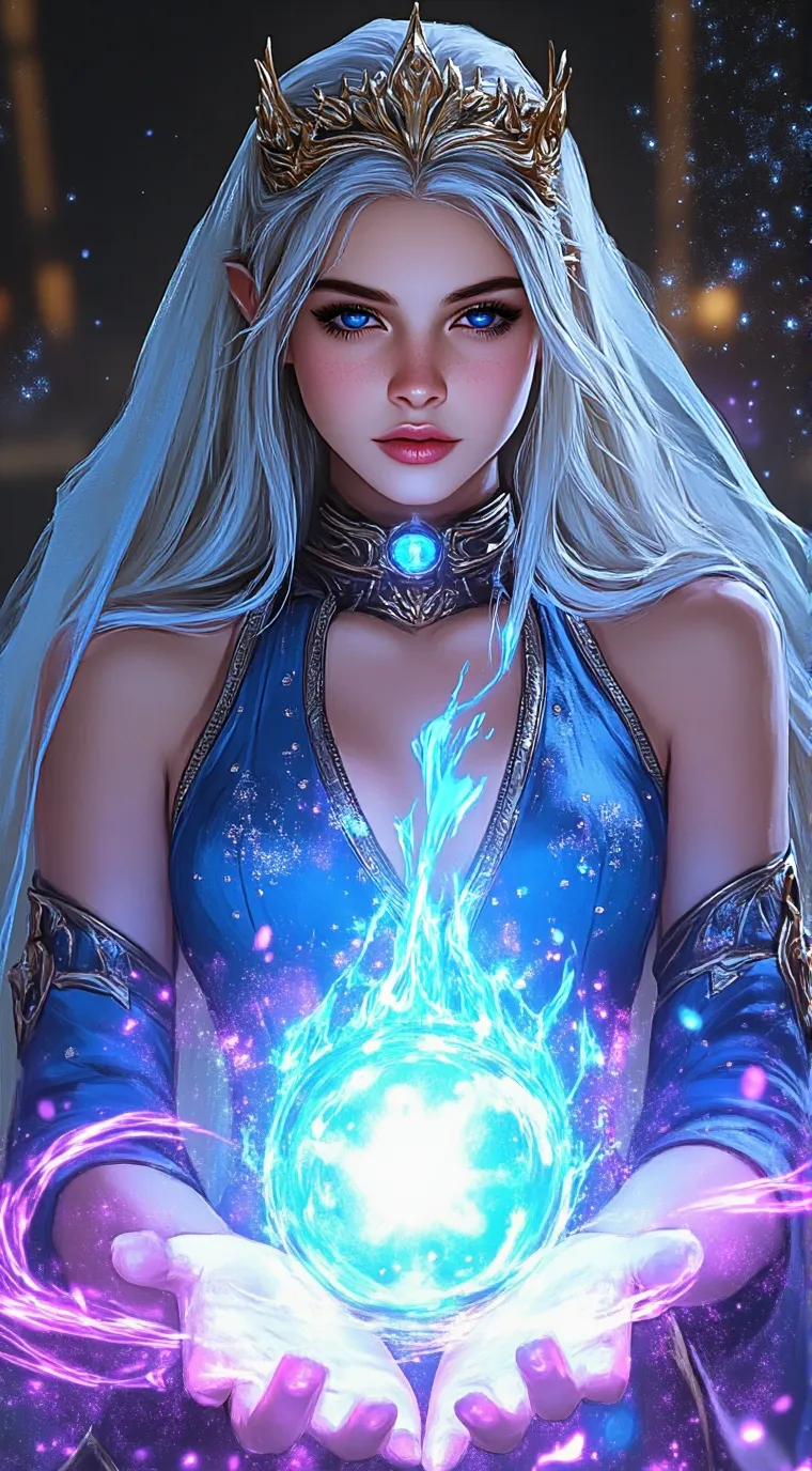 ai character: Elara background