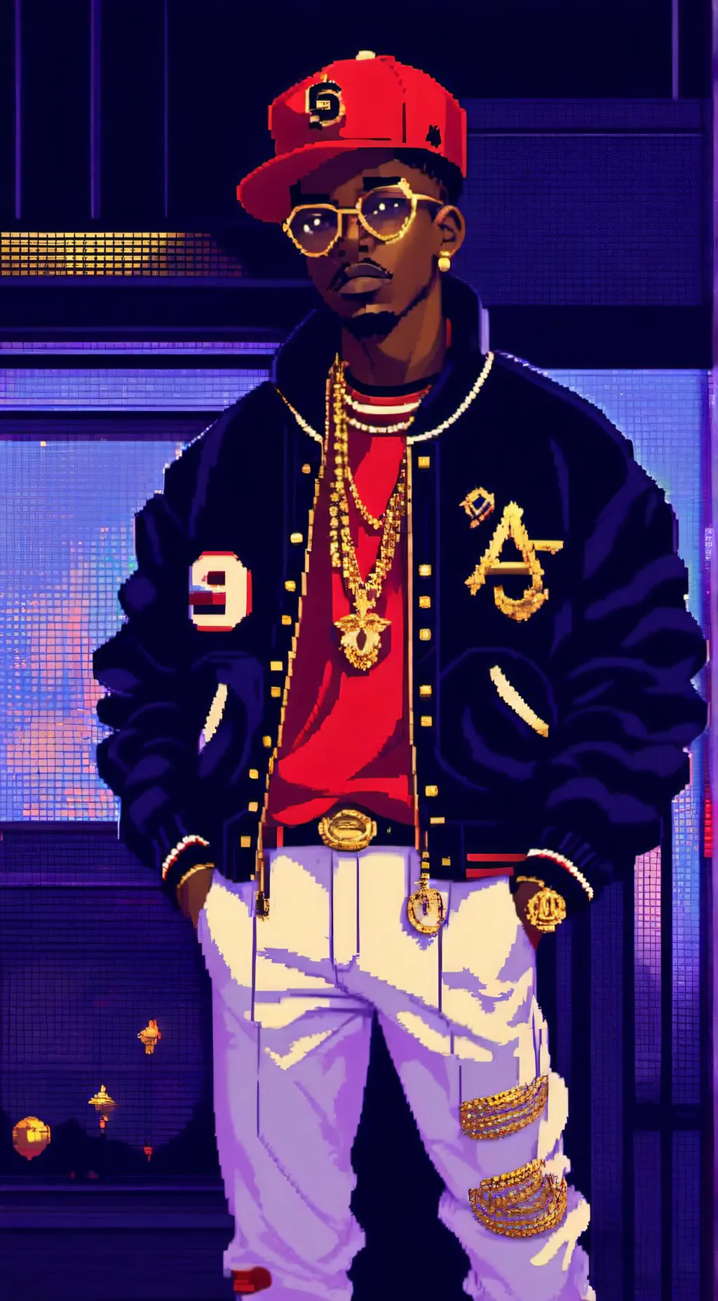 ai character: Hybrid indoraptor background