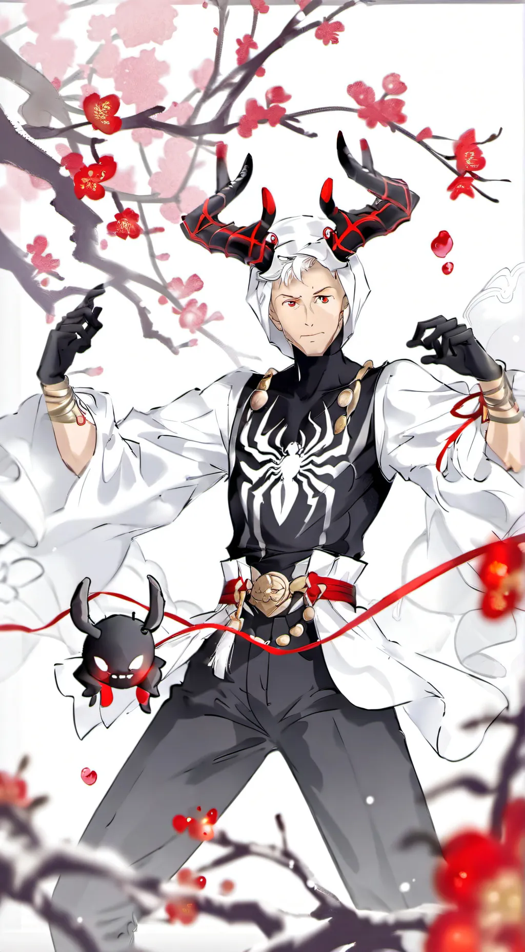 ai character: y/n×spiderhybrid background