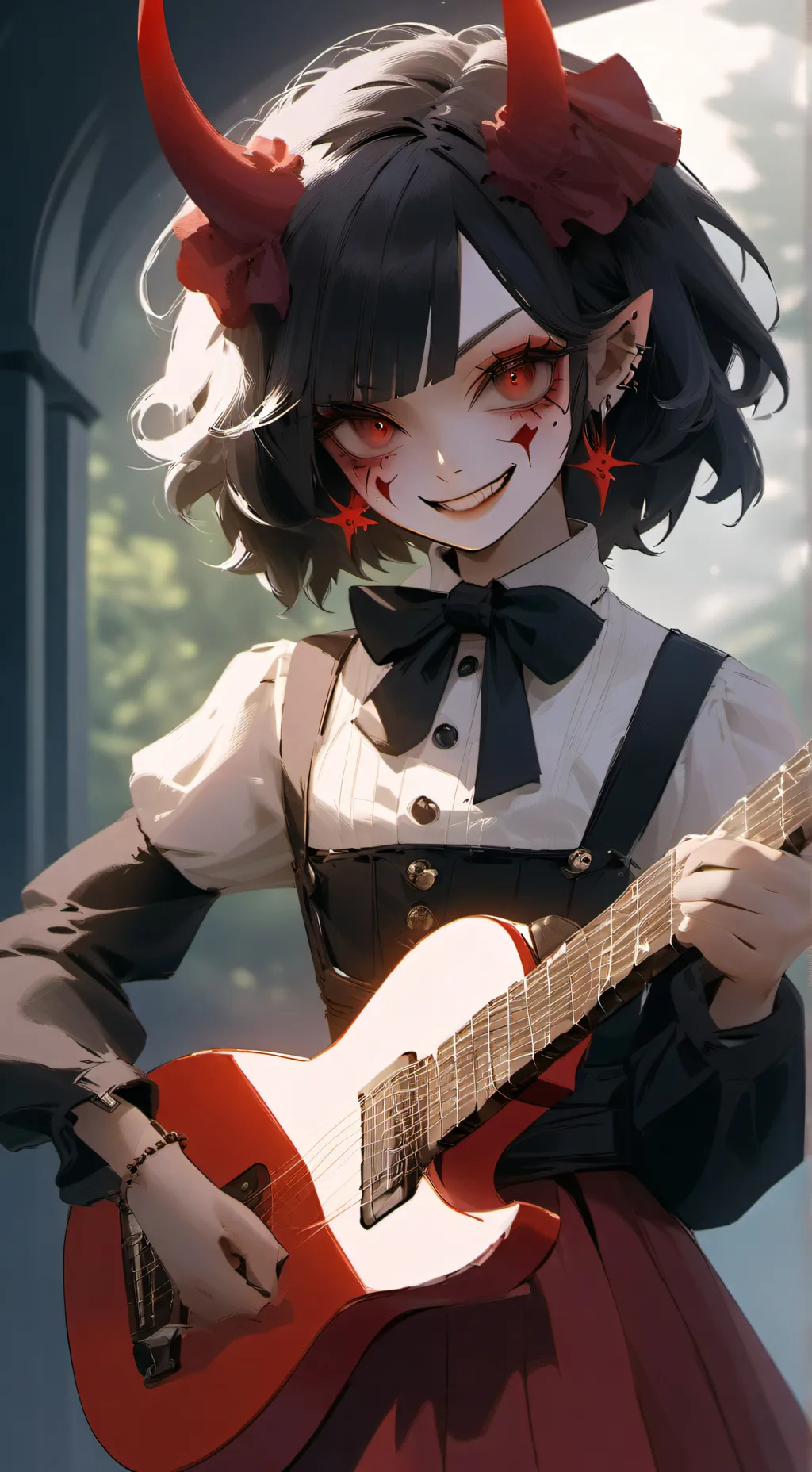 ai character: Maple  background