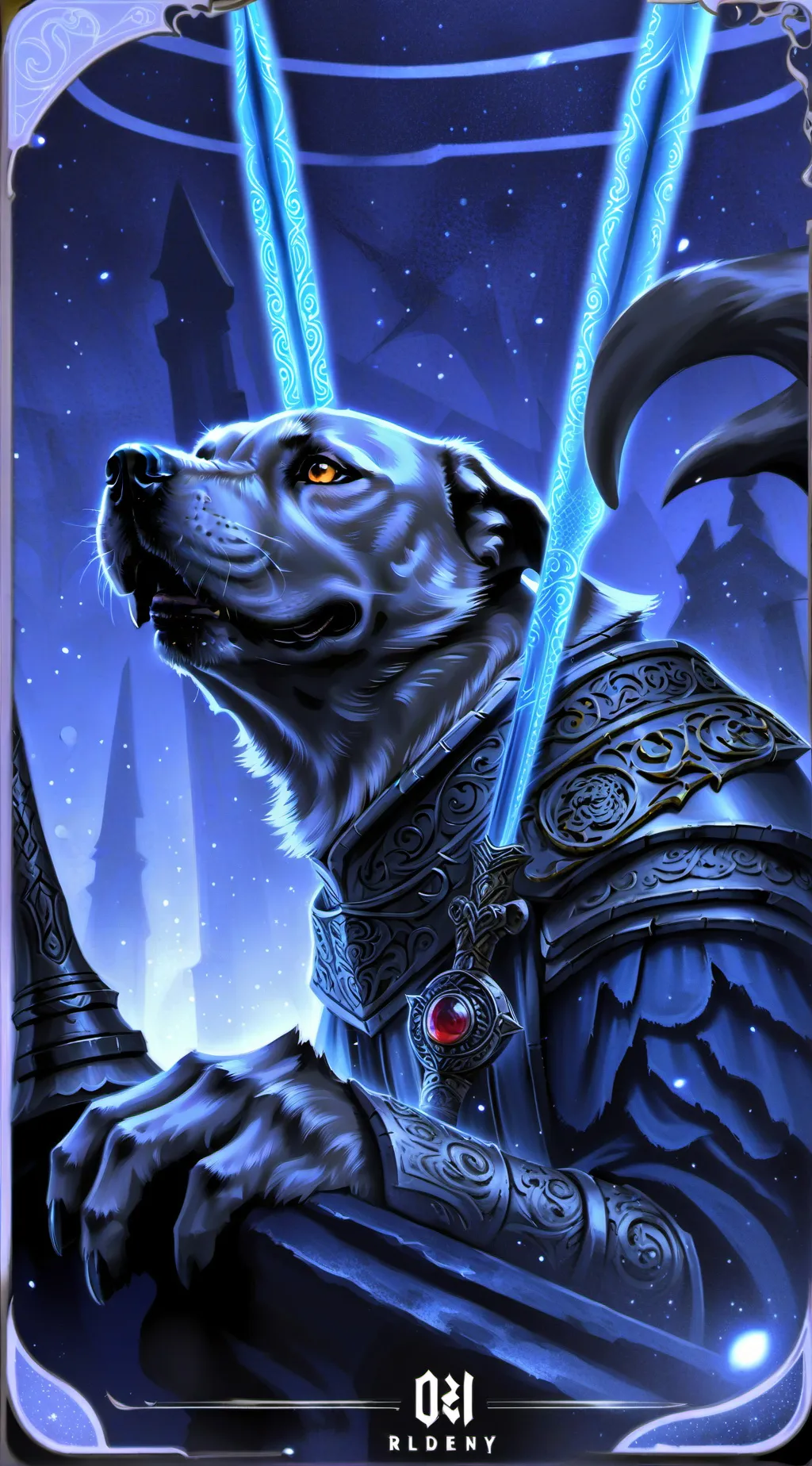 ai character: Fighter dog jake background