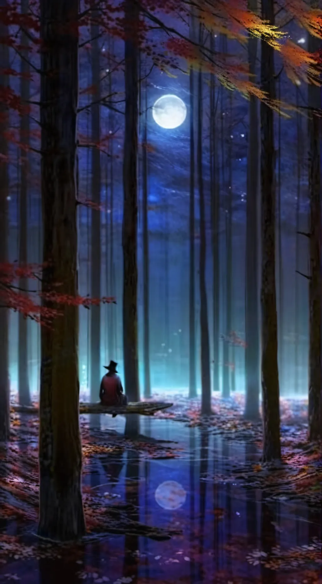 ai character: Mha Rainy Day background