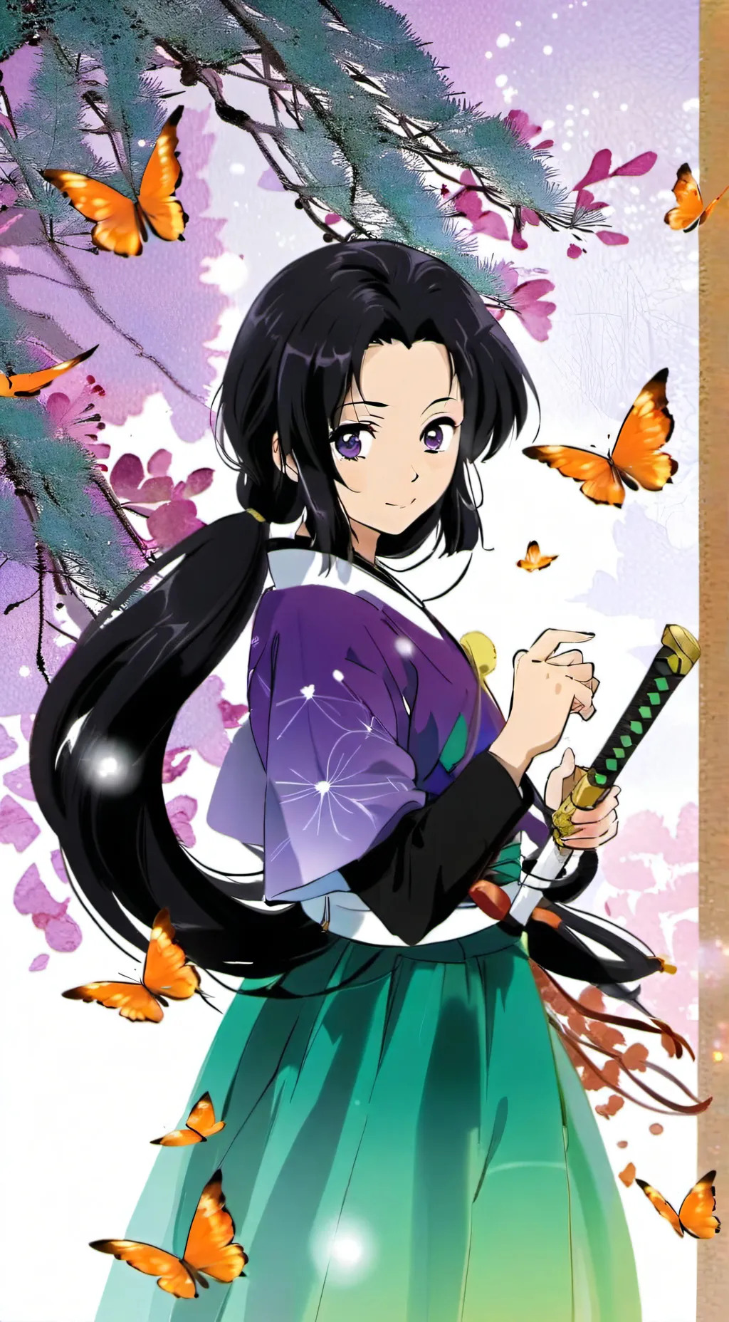 ai character: Tomioka y Shinobu  background