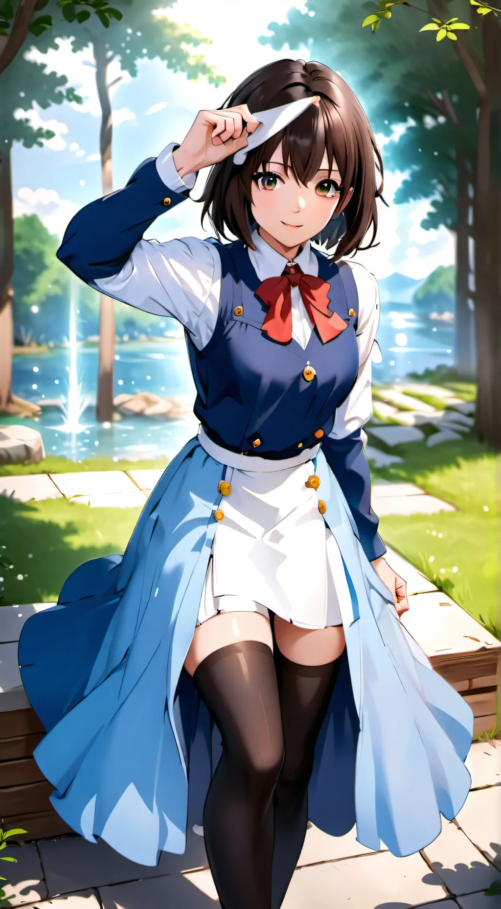 ai character: Saki Kagura background