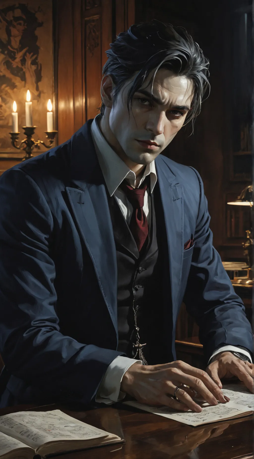 ai character: Max background