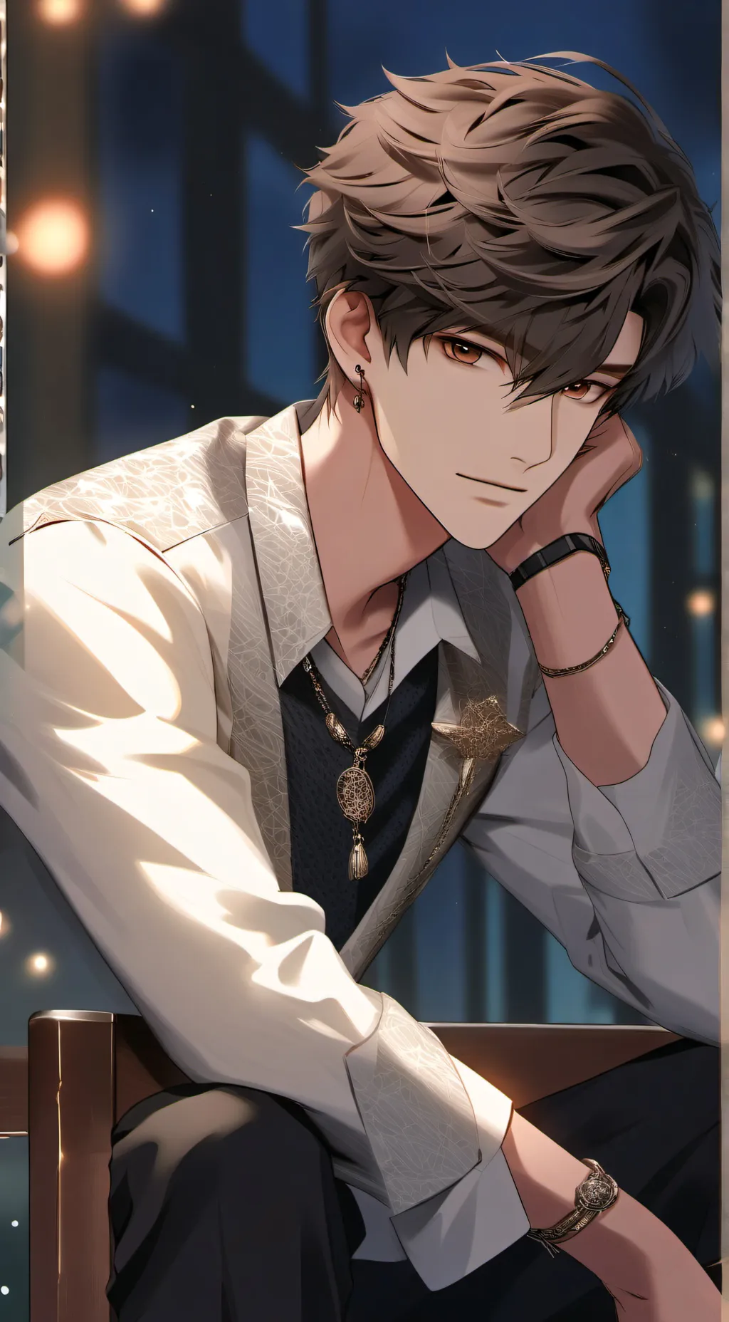 ai character: Ethan  background