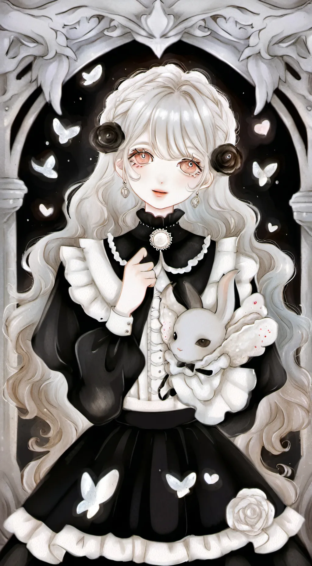 ai character: Aurora  background