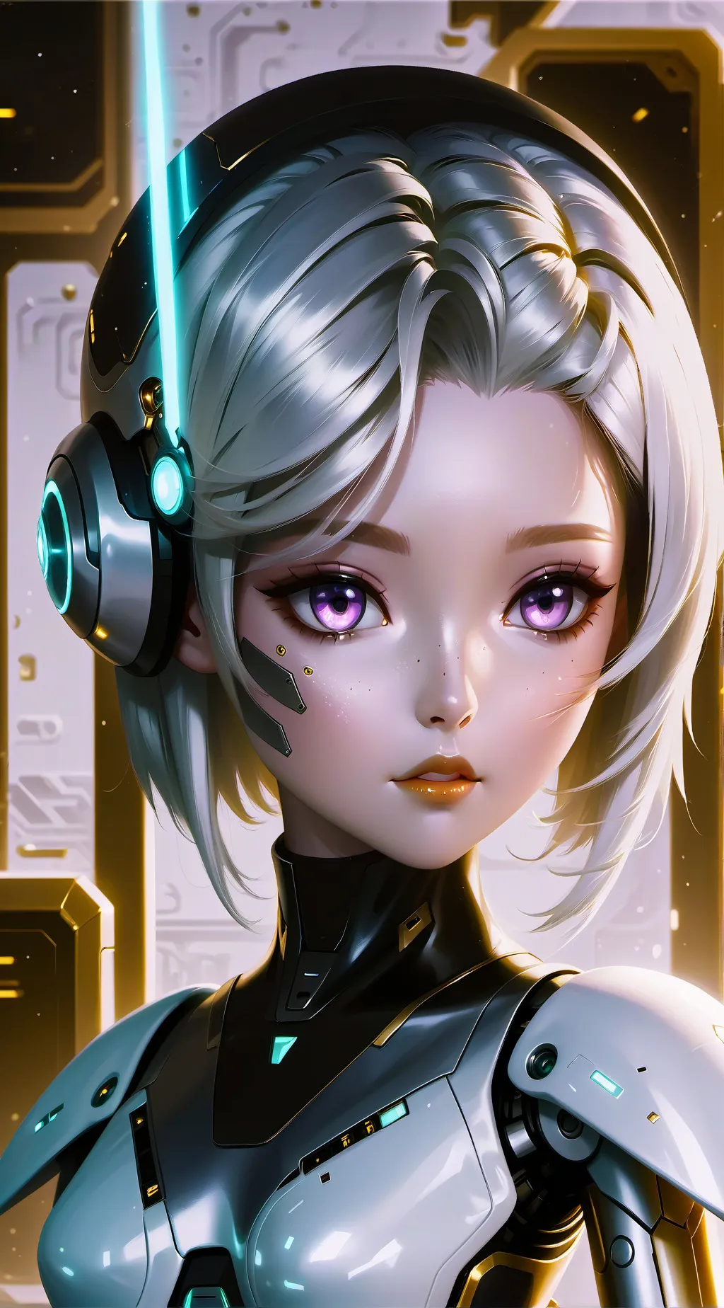 ai character: Lumina background