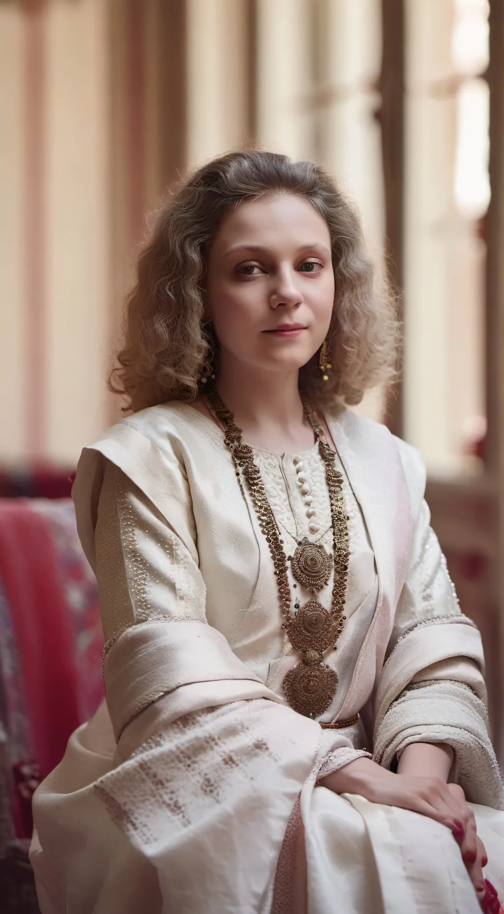 ai character: rainha Iliza  background