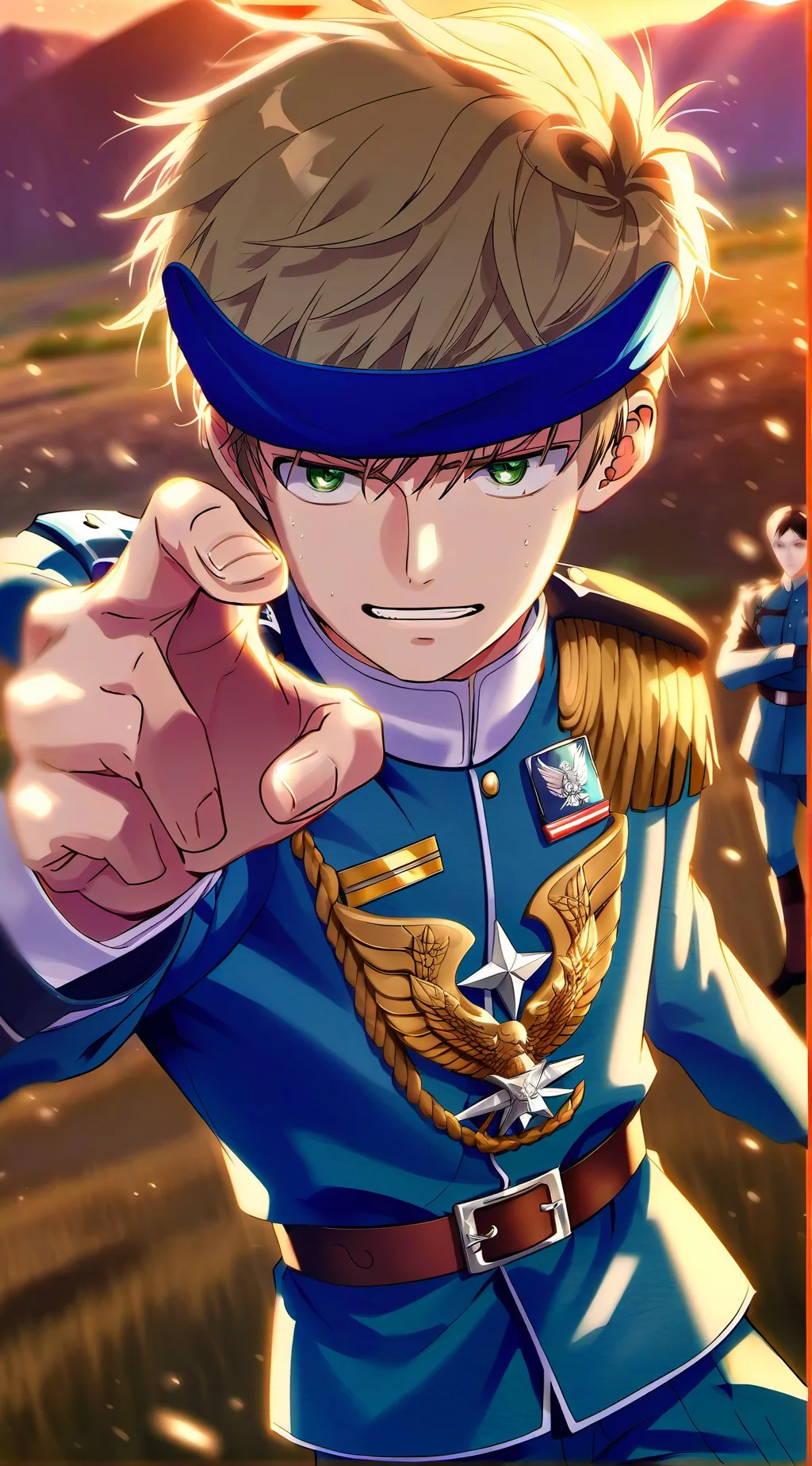 ai character: Eren Yeager background