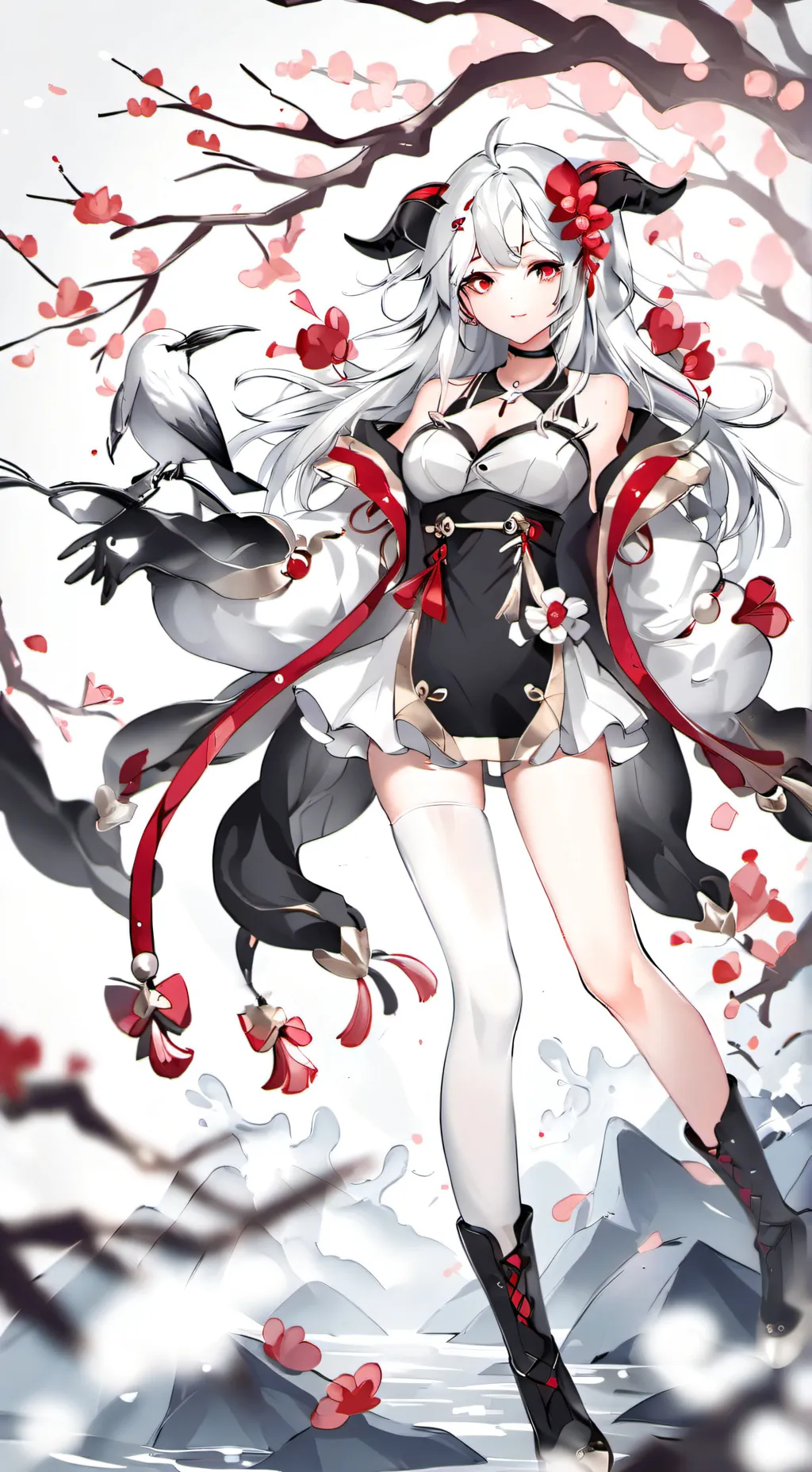 ai character: Huntrix  saja boys background