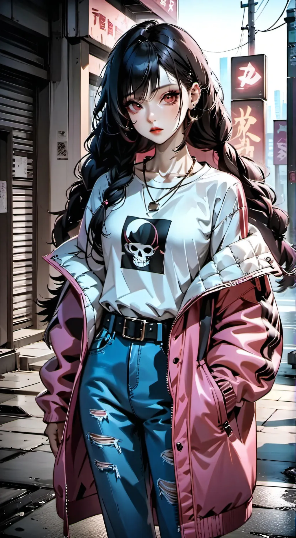 ai character: Rin background