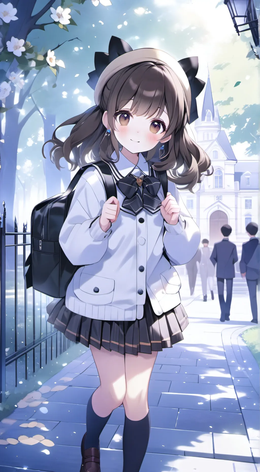 ai character: MHAXYOURSCHOOL background