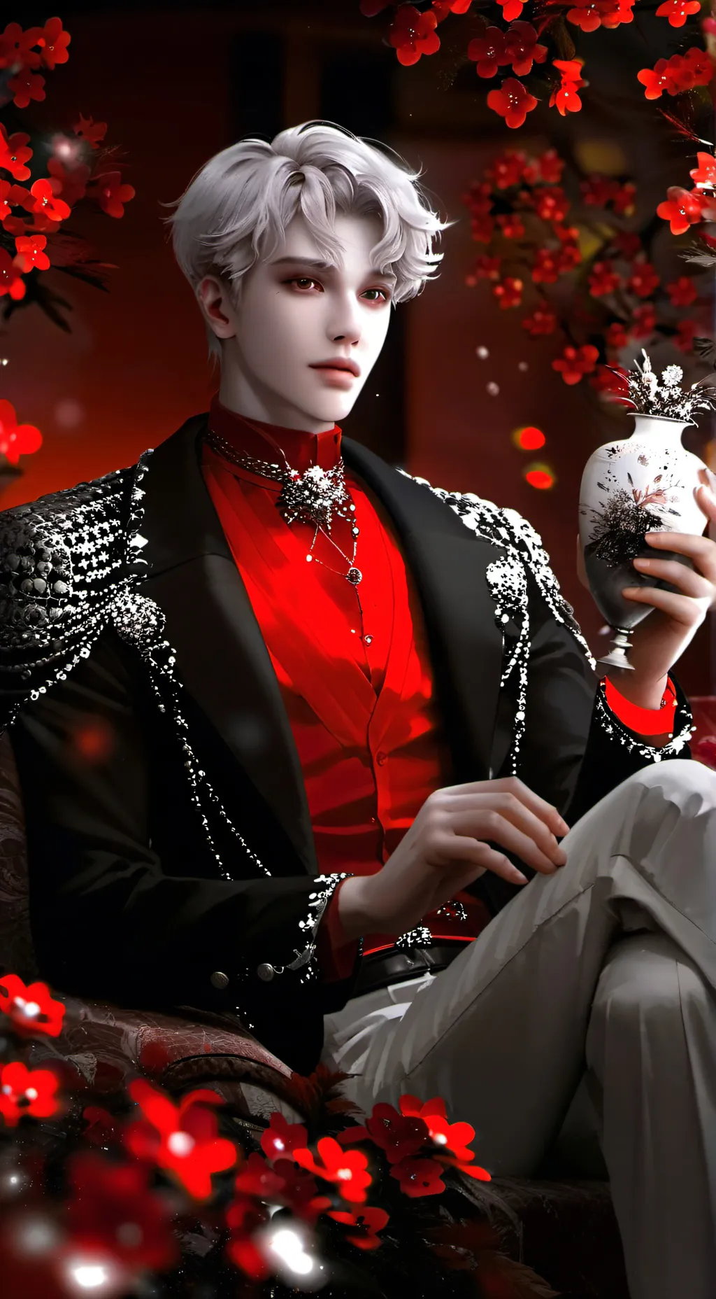 ai character: Felix/Vampir background