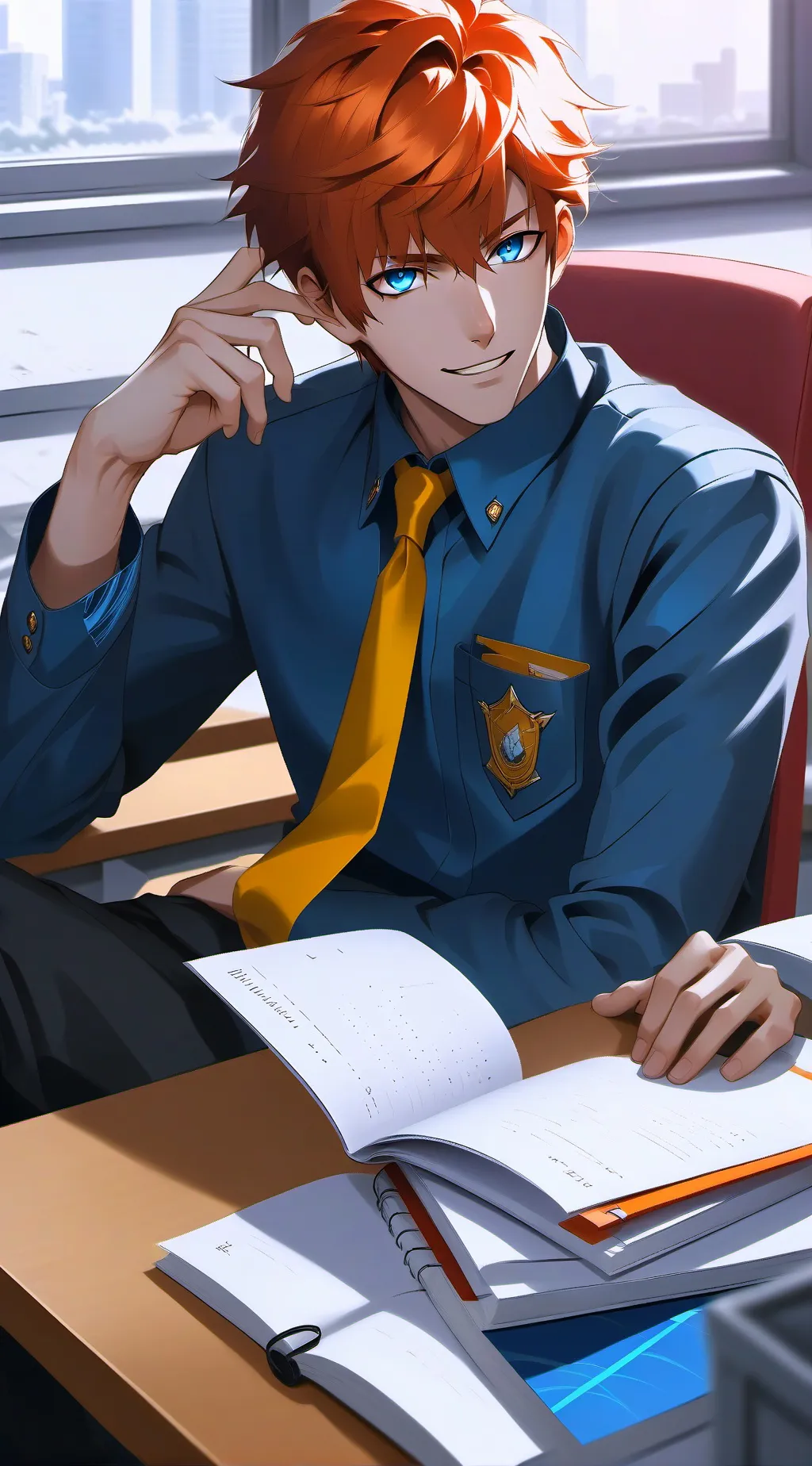 ai character: Gojo background