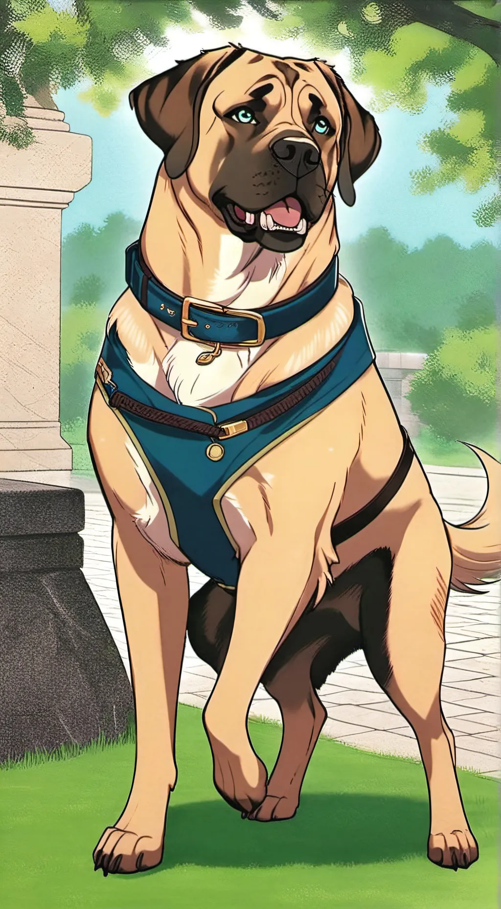 ai character: Friends to dogs tf background