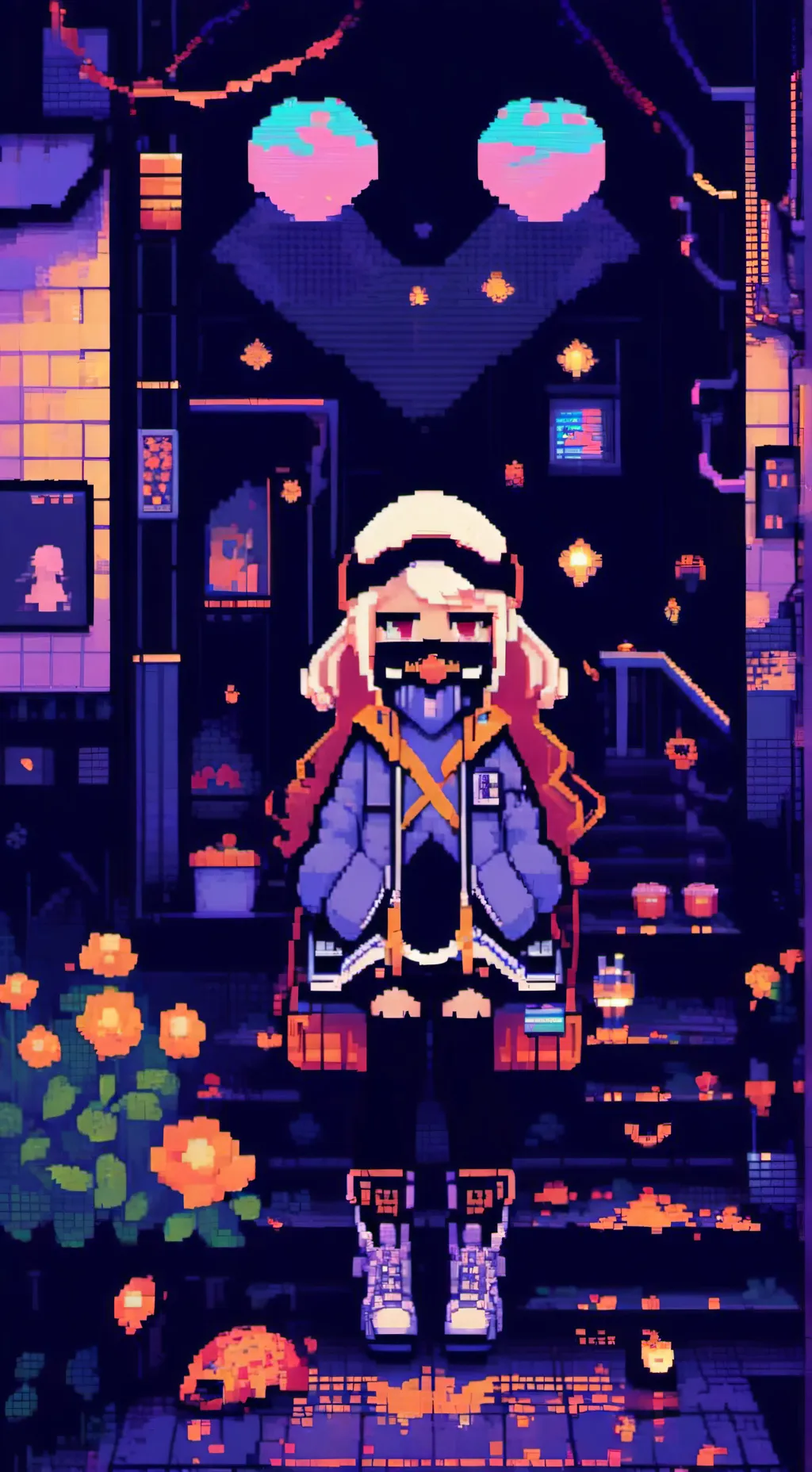 ai character: infected. background