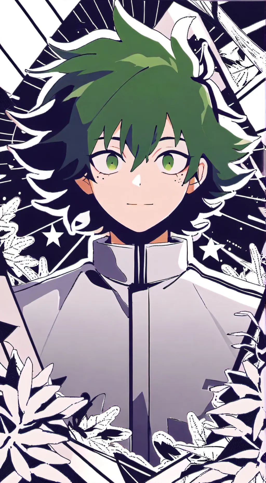 ai character: Izuku Midoriya🥦👽 background