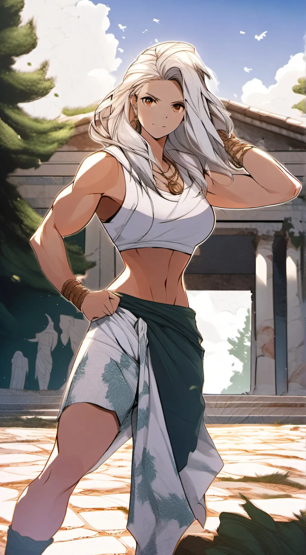 ai character: Melanippe background