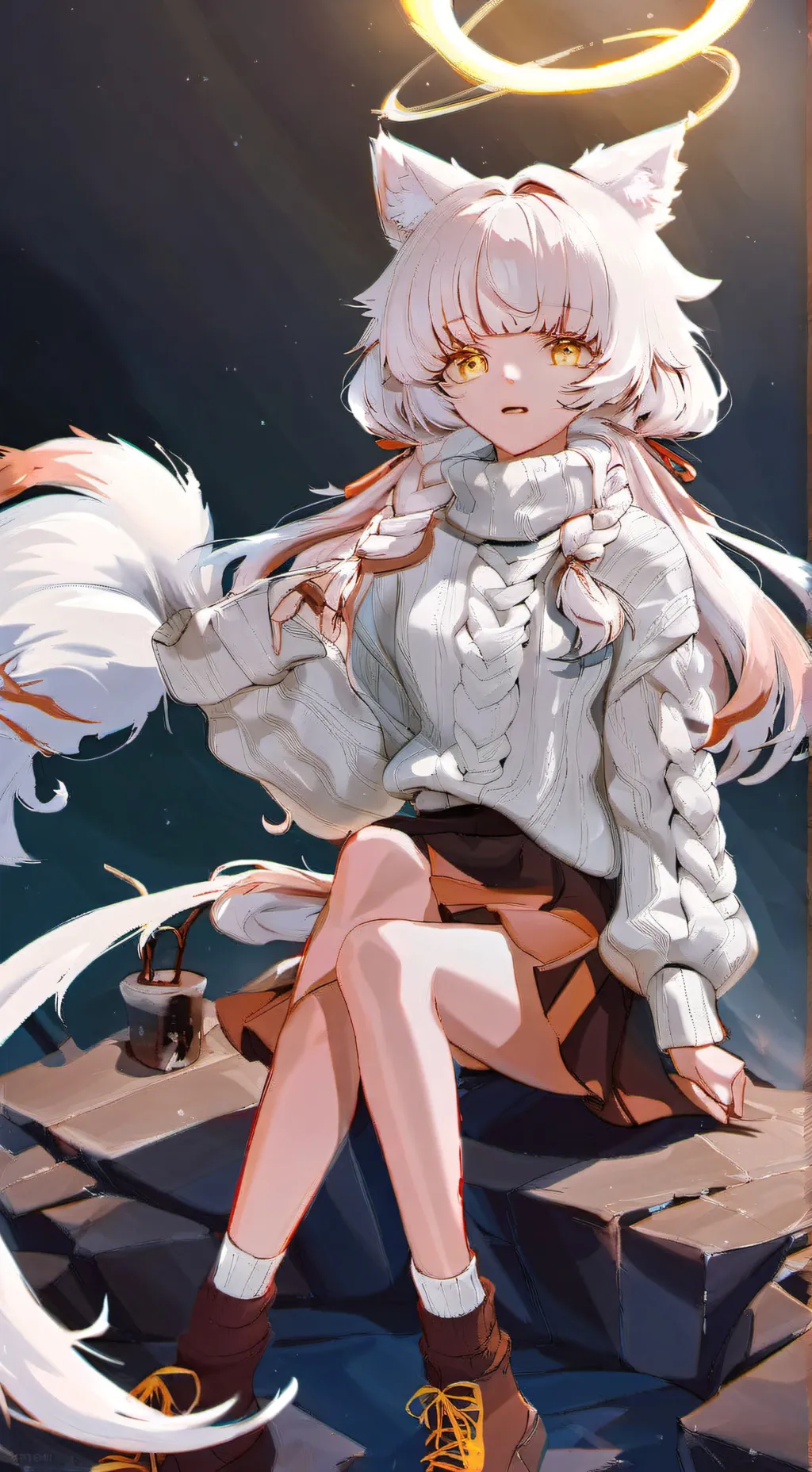 ai character: Mina background