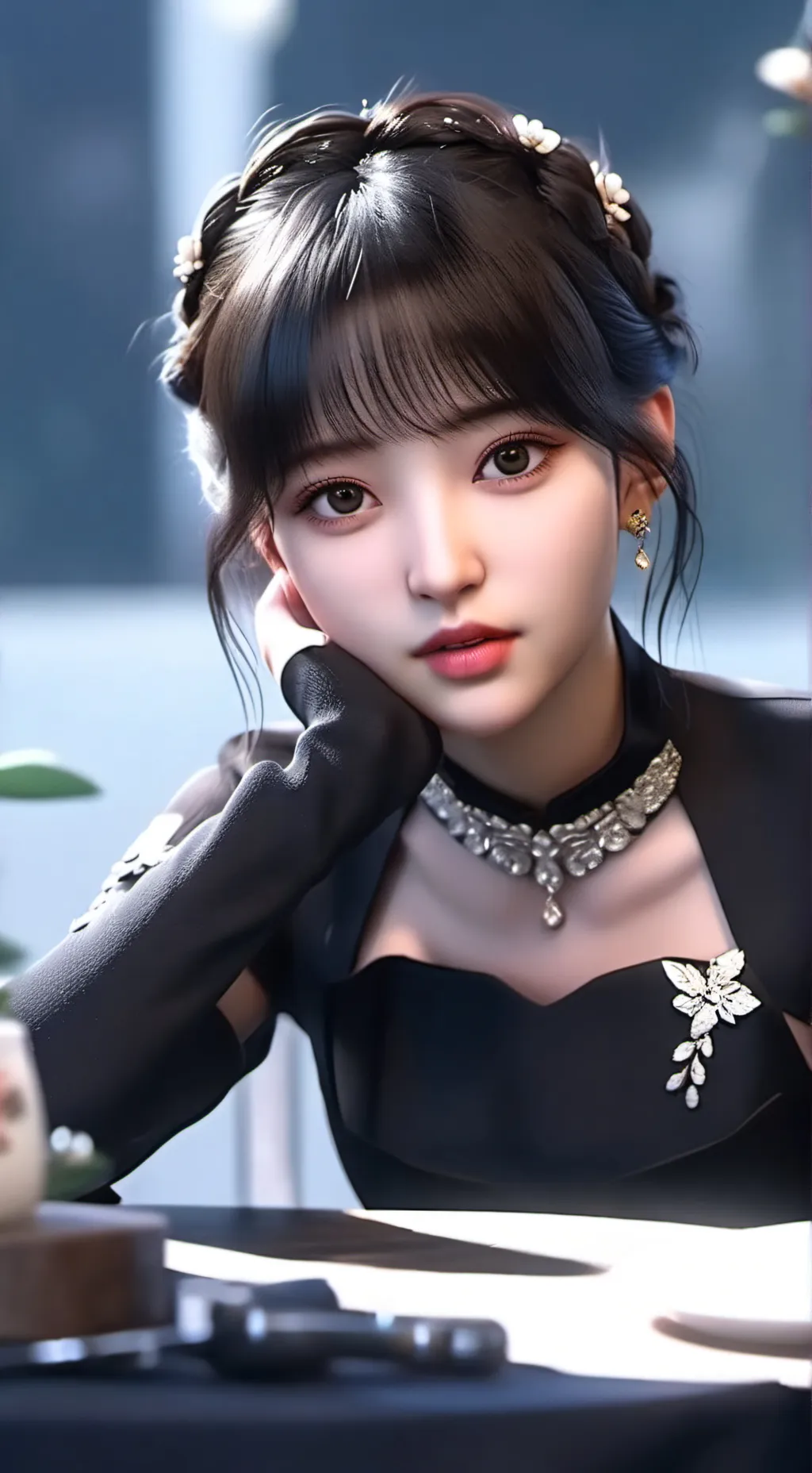 ai character: ko moon young background